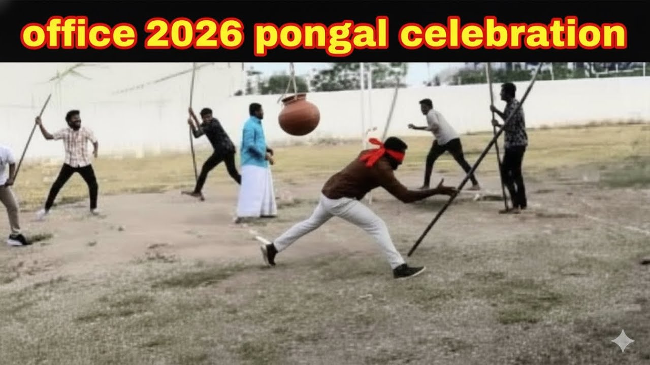 Office Pongal celebration Fun games 🤣