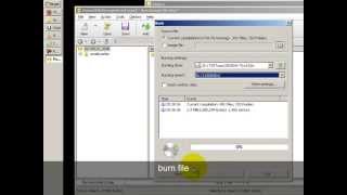 how to burn file to cd/dvd using power iso on fly