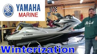 Yamaha Waverunner Winterization FX 1100