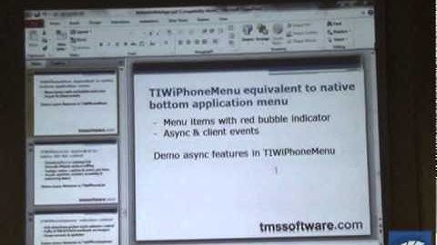 ITDevcon 2011 - Bruno Fierens - Creating mobile web apps with VCL - part 3/3