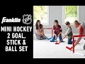 Franklin sports mini hockey goal set of two