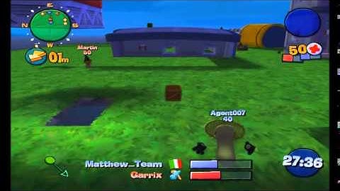 Worms 4 Project Xom Deathmatch and Revision weapons + Custom Map