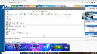 sirbryx | Online C++ Compiler Introduction