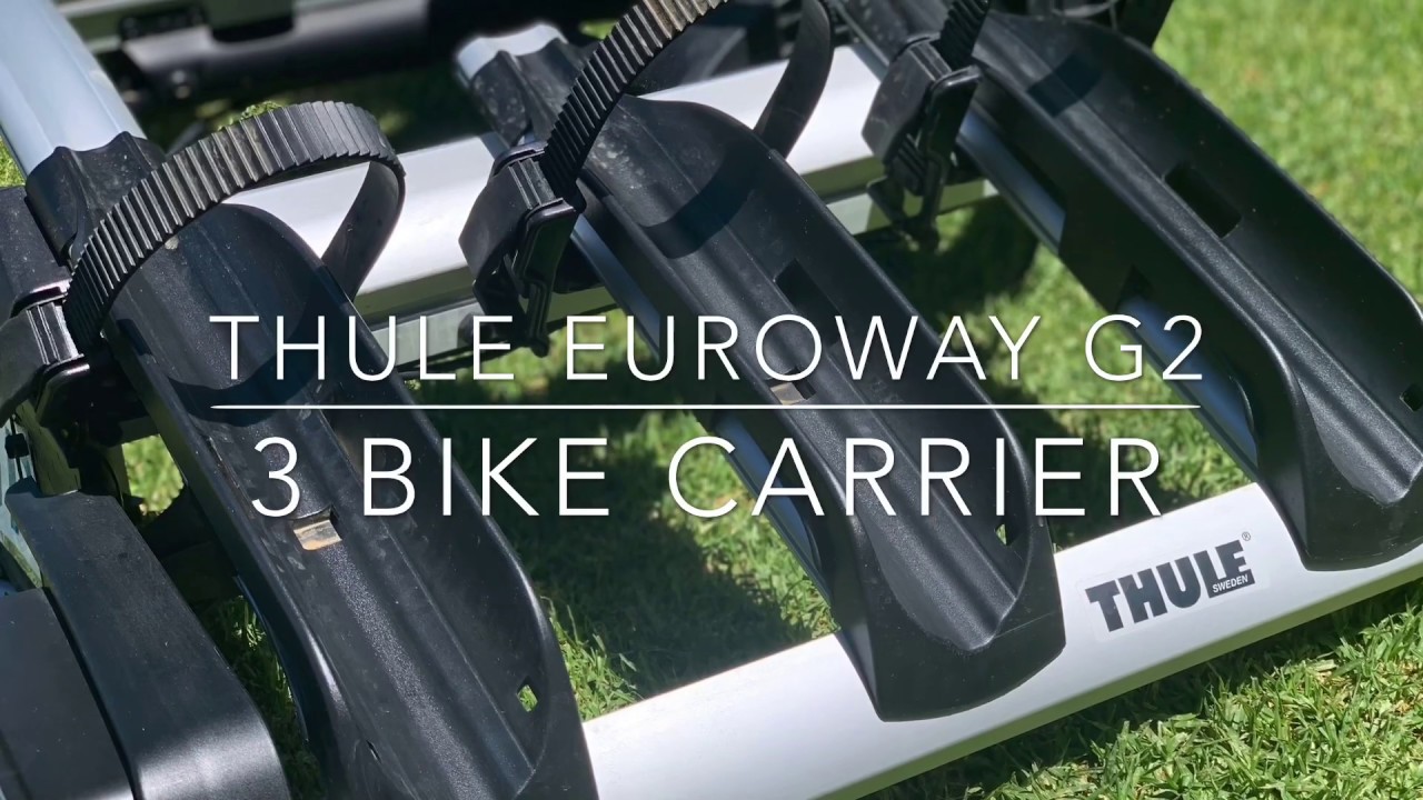 Thule Euroway G2 3 Bike Carrier Review - Please subscribe! - YouTube