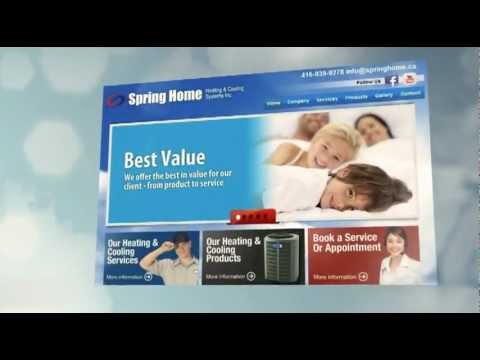 Toronto Heating Ventilation Air Conditioning Company - Spring Home - YouTube