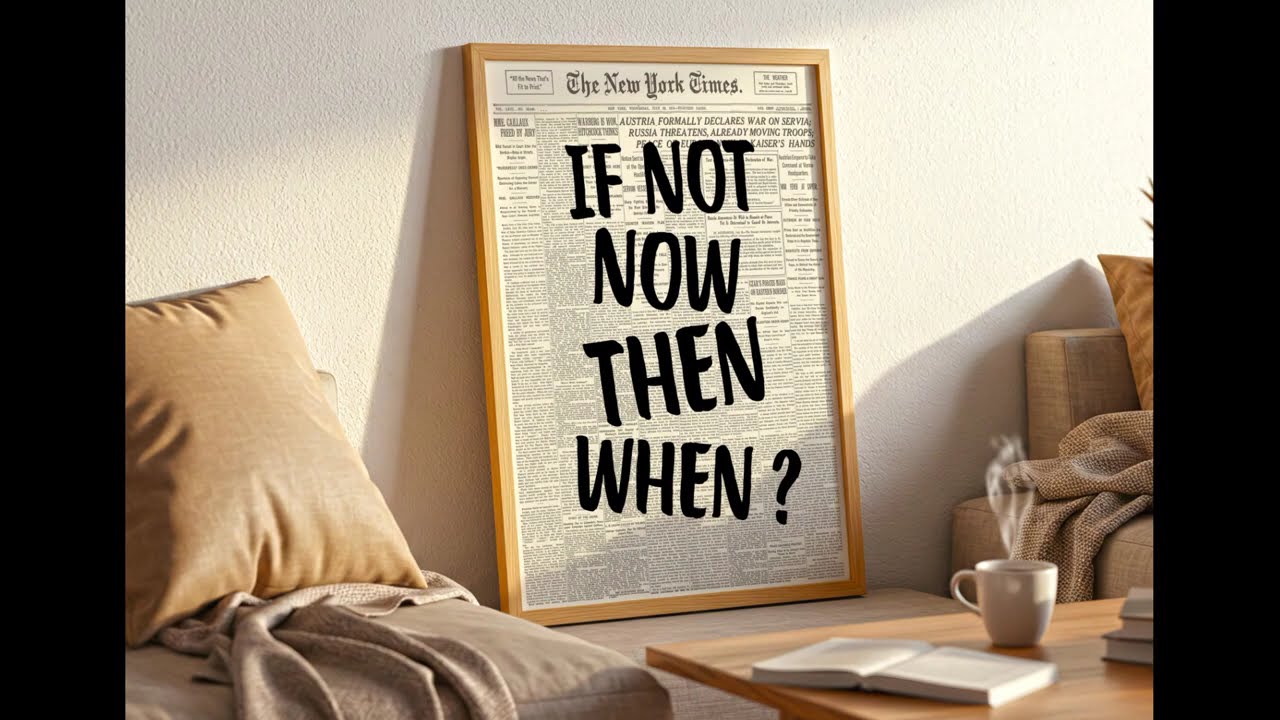 Newspaper bold quote printable wall art poster