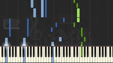 [ Piano Solo Tutorial ] Chrono Trigger - Peaceful Days (synthesia)