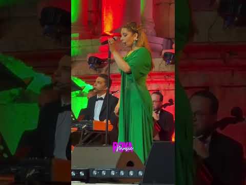 اصاله تغني لفلسطين في مهرجان جرش