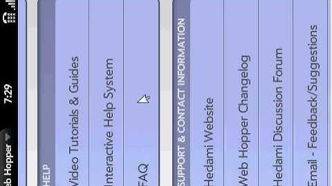 Web Hopper Guide #2 - Help & Support (formatted for mobile devices)