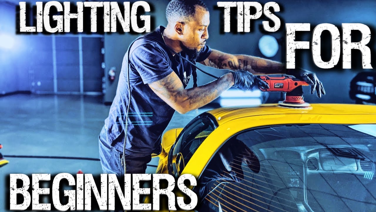 INEXPENSIVE Lighting For Beginning In Paint Correction! 
