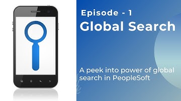 PeopleSoft Global Search Introduction | PeopleSoft Search & Analytics Tutorial - 1/10 | Siva Koya