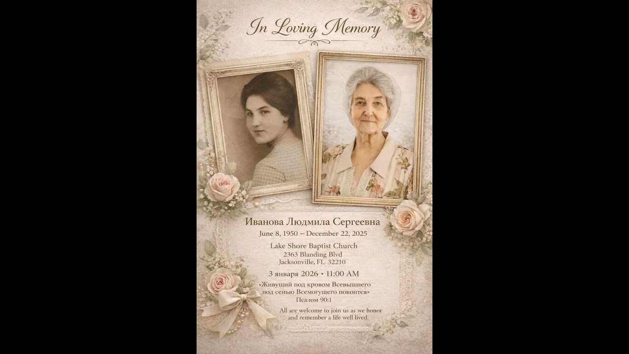 Прощальное Служение || 01/03/2026