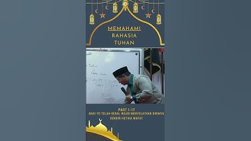 Bagi yg telah kenal wajib menyolatkan dirinya sendiri ketika wafat |  Ustadz Iswardi, S. Ag