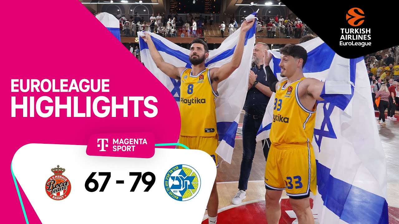 AS Monaco - Maccabi Playtika Tel Aviv Highlights Turkish Airlines Euroleague 22/23