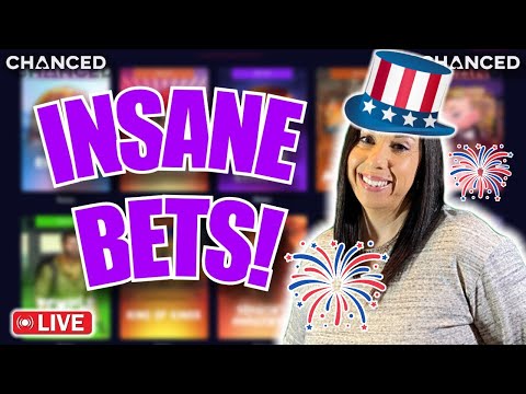 🔴🟣LIGHTING IT UP JULY 4TH! LIVE SLOT PLAY on CHANCED Social Casino 🎰