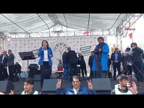 Erzurum Hınıs’ta coşkulu miting