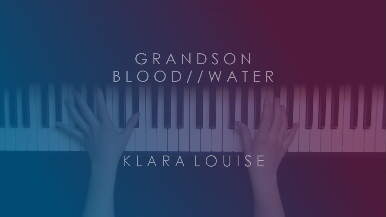 Blood Water Grandson Piano Tutorial Youtube - blood water roblox dance video youtube
