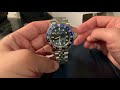 Squale GMT 40 mm ceramic jubilee bracelet pepsi dial; Rolex homage