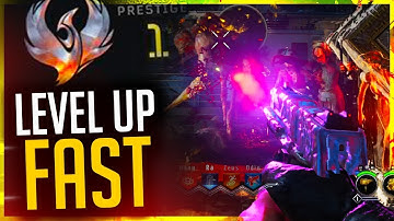 BEST XP FARMING METHOD - Black Ops 4 Zombies (PRESTIGE LEVEL UP FAST)