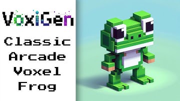 Stylized Voxel Frogger Frog — Quick Tutorial (VoxiGen Modeler)