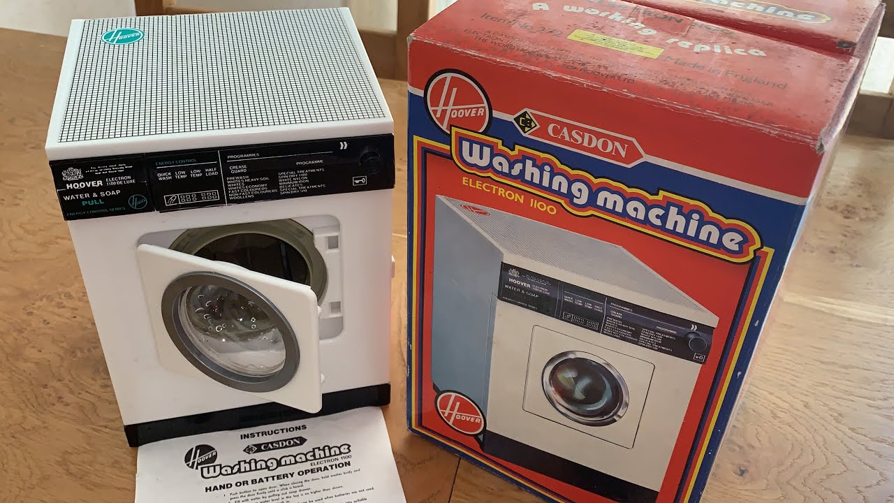 toy washing machine with water