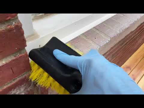 How To Remove Paint Drips From Brick Exterior?