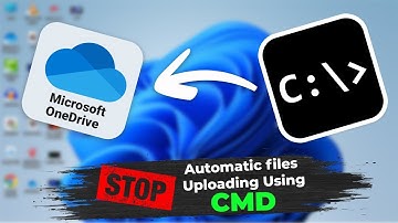 Stop Files Automatically Uploading to OneDrive (Using Command Prompt)