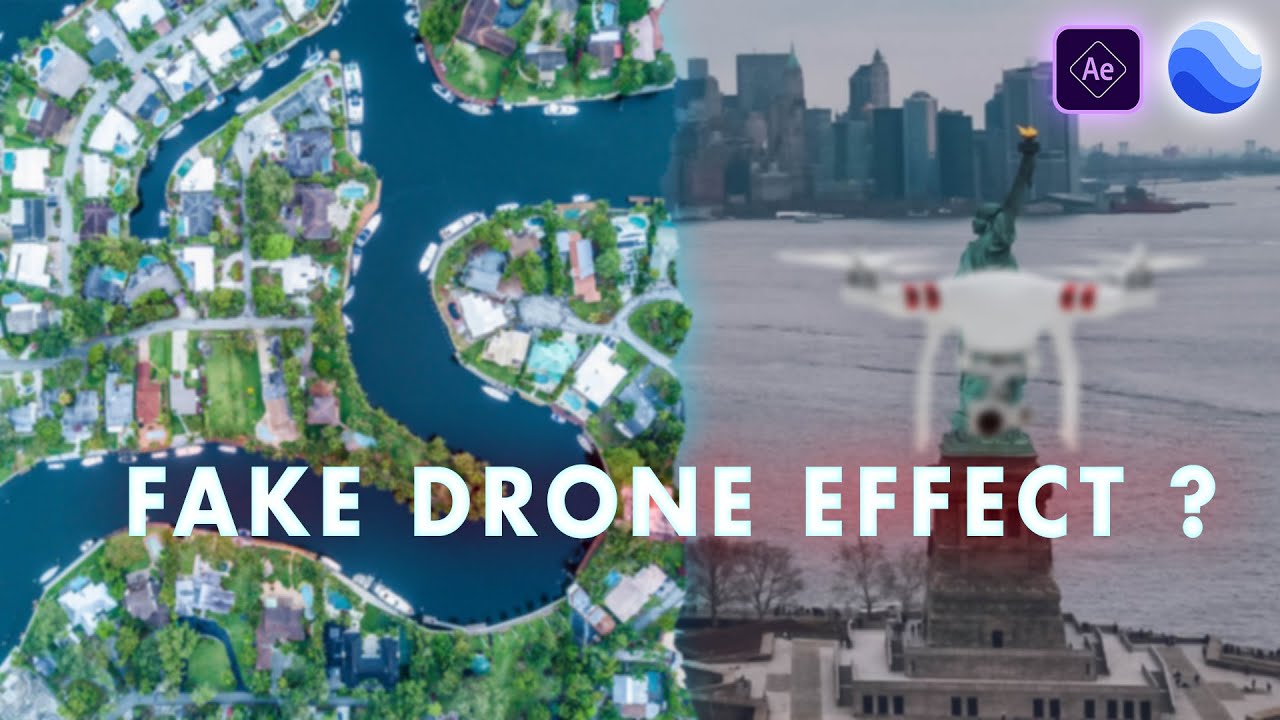 Episode 31 Fake Drone Effect using Google earth studio After effects CC 2018 YouTube