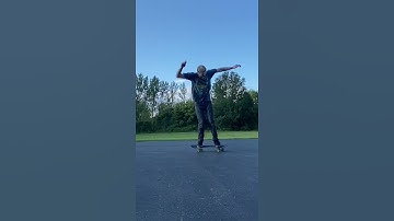 Frontside Pop Shove it Short Slow Motion Replay Skatember 2021 #Skatember #Skateboarding #shorts