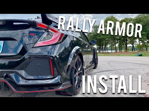 2017 - 19 Civic Type R (FK8) Rally Armor MudFlap DIY Install & Review!