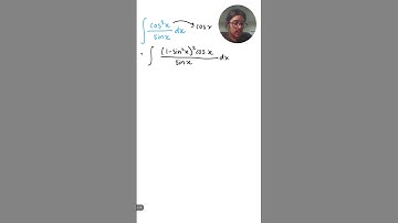 Solve ∫ [cos⁵ x / sin x] dx