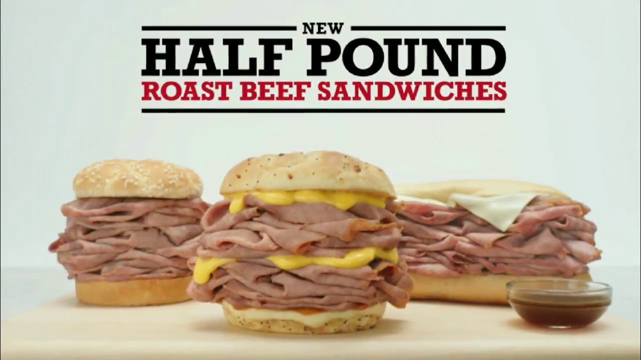 I'm goin to be taste-testing the Arby's Half Pound Beef n C...