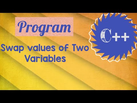 Swapping in c++//program to swap two numbers in c++//program to swap ...