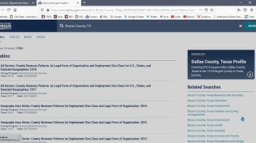 Accessing County Business Patterns Data