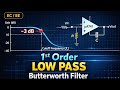 Designing of 1st order low pass butterworth filter @gatehint | #education #technical #teaching .