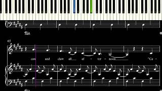 Joanna Newsom - Bridges and Balloons (piano and voice arrangement) screenshot 1