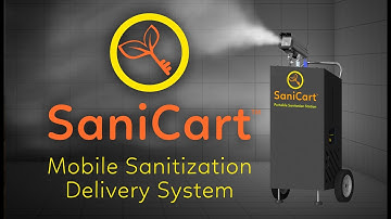 SaniCart™ Mobile Sanitization Delivery System atomizes any disinfectant into any indoor environment