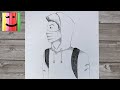 Comment dessiner un garçon masqué | TutoDessin | Dessin au crayon de papier