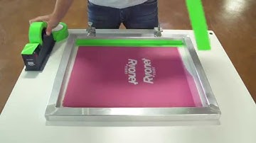 Green Screen Tape, Low Adhesive Tape for Screen Printing Frames