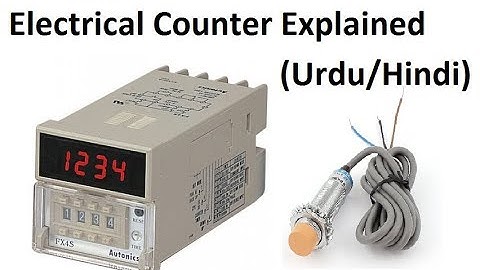 Electrical Counter Autonics FX4S Up Down Counter in Urdu/Hindi