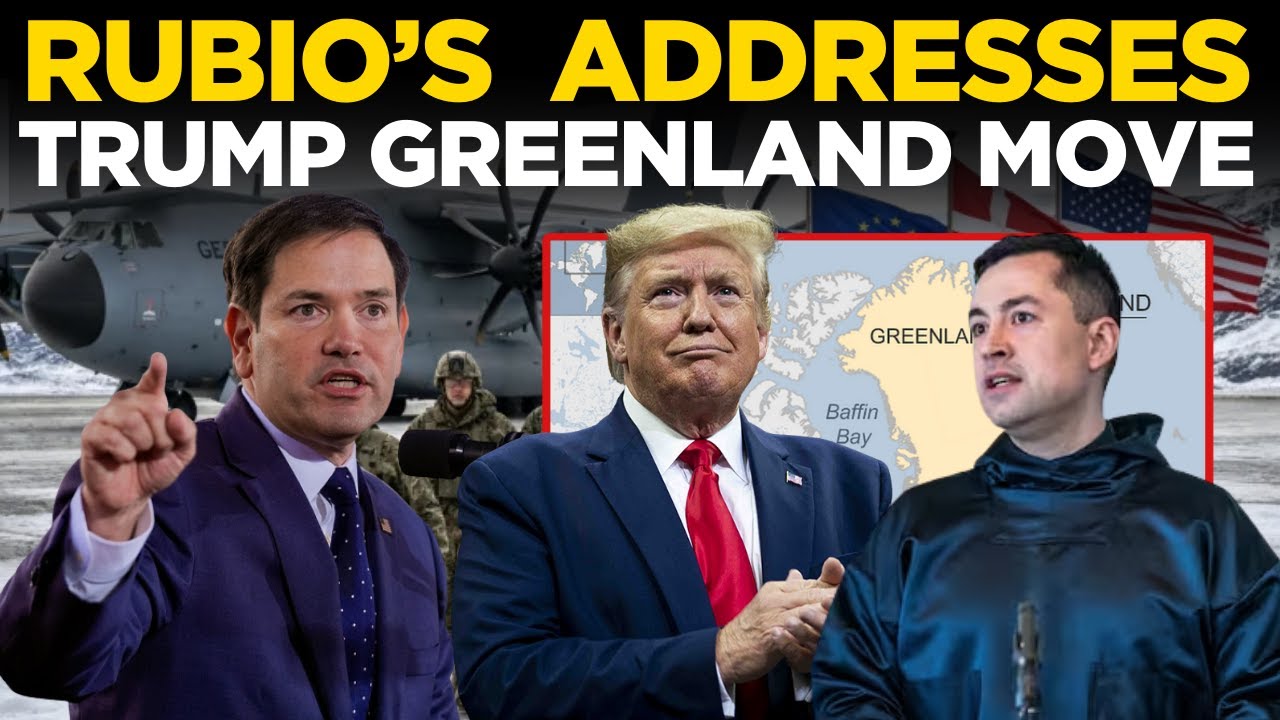 LIVE: Marco Rubio Breaks Silence on Trump’s Greenland Takeover Plan | US Military On High Alert?