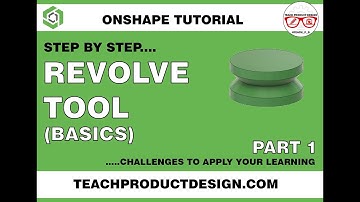 Onshape Tutorial - Hoe maak je een Revolve. De BASIS. Stap voor stap.