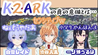 K2ark切り抜き チームvtuber改めk2ark カッコいいチーム名に秘められた意味とは Apex Legends Youtube