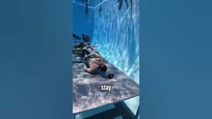 Underwater Training is Intense