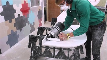 Corian CNC Worktop Fabrication