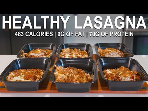 High Protein Low Fat Lasagna | Pour Choices Kitchen