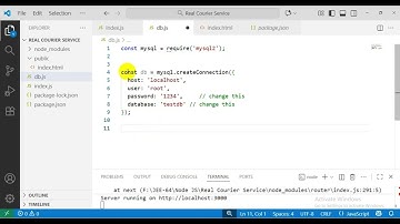 MySql Database Connection in Node JS | Emran Code Box