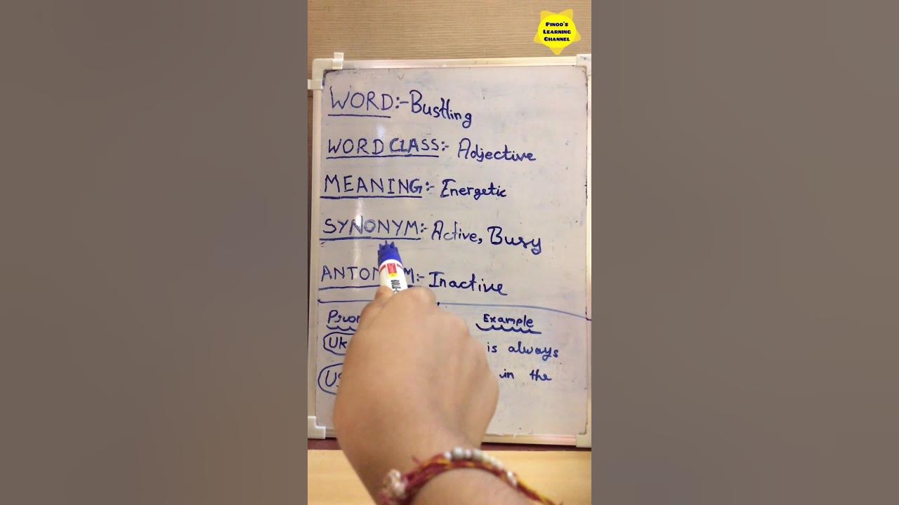 bustling-meaning-learnenglishwords-pinooslearningchannel