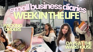spend a week with me building my small business 👩🏻‍💻
