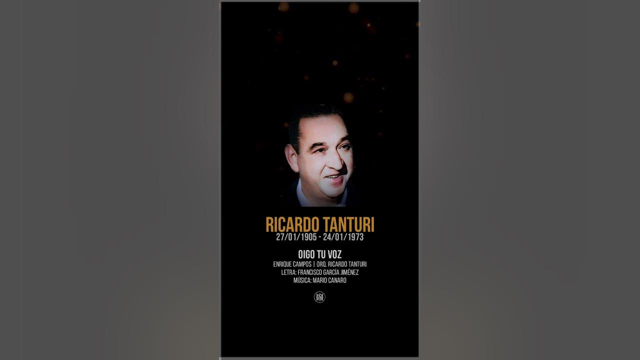 Oigo tu voz - Enrique Campos | Orq. Ricardo Tanturi. A 119 años de su nacimiento #Tango #Gotan